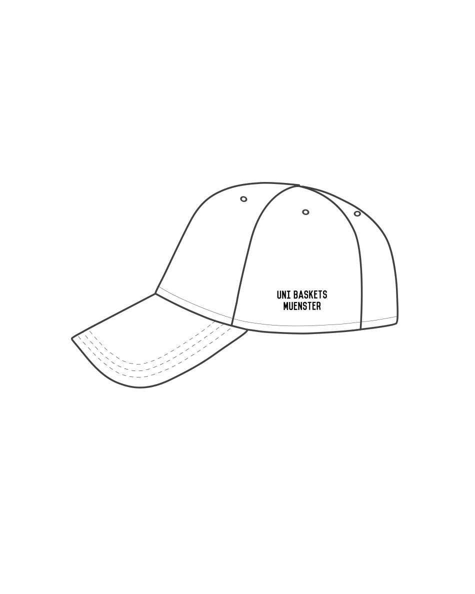 Basecap Uni Baskets 3D Weiss